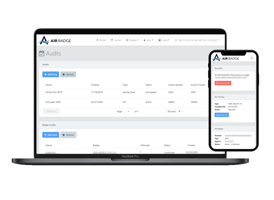 airbadge-screenshot phone and computer with airbadge software
